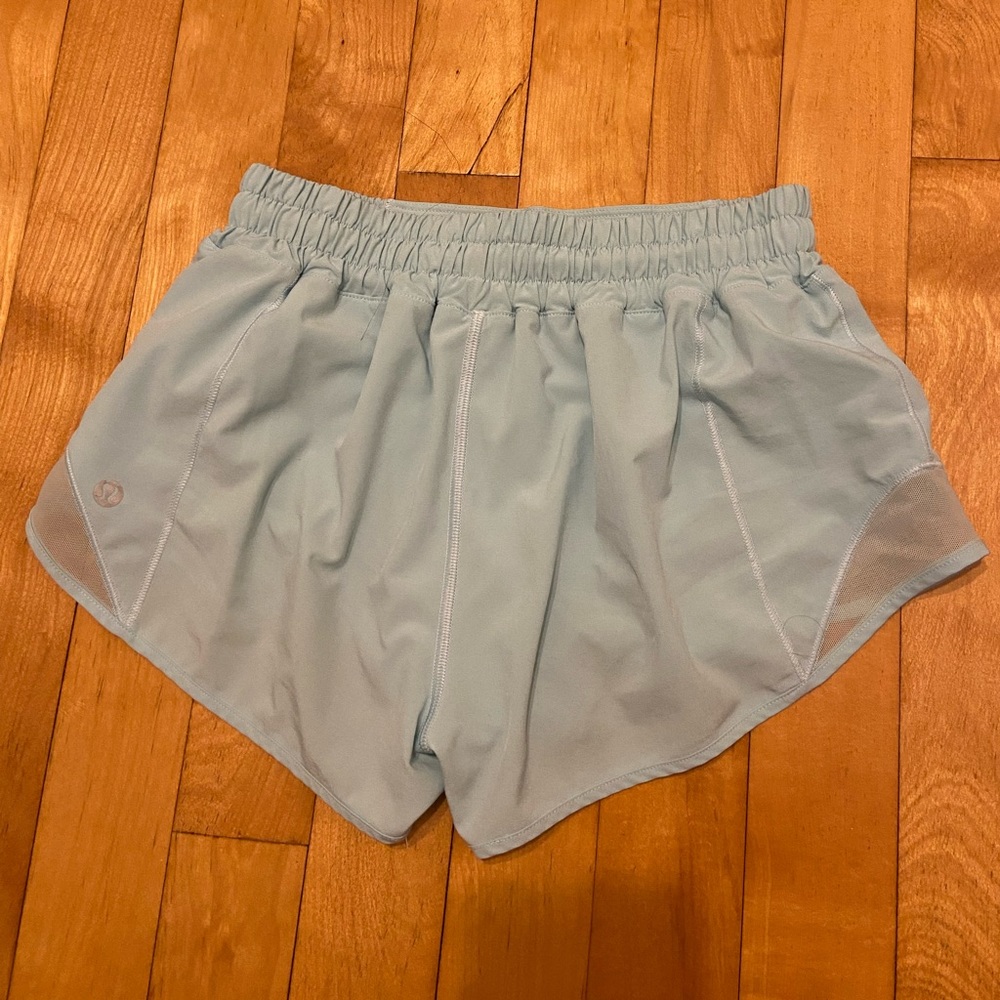 Lululemon Hotty hot shorts 2.5” low rise icing blue